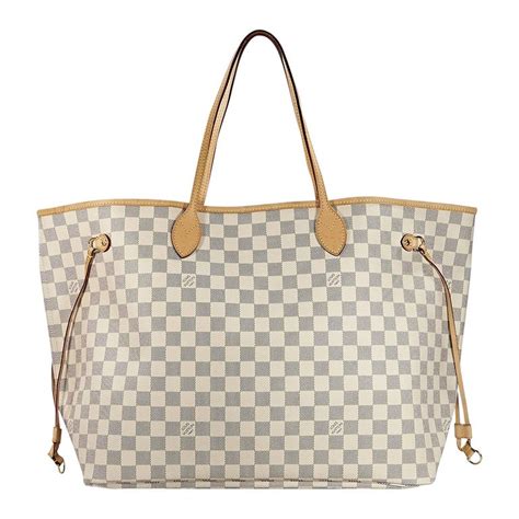 white gray louis vuitton bag